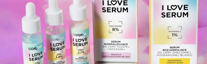 I Love Serum - skoncentrowana pielęgnacja marki Soraya